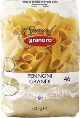 Pennoni Grandi n 46 (Granoro) - große Röhrennudeln aus Hartweizengrieß aus Apulien